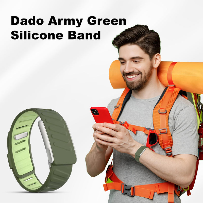 DADO Multi-Pack Wrist Bands Compatible with Whoop 5.0, Peak, One & Life MG – Hydroknit Nylon, Sport Silicone, Premium Nylon – Replacement Straps with Hook, Clasp, Quick Link Slider Outdoor Adventure
