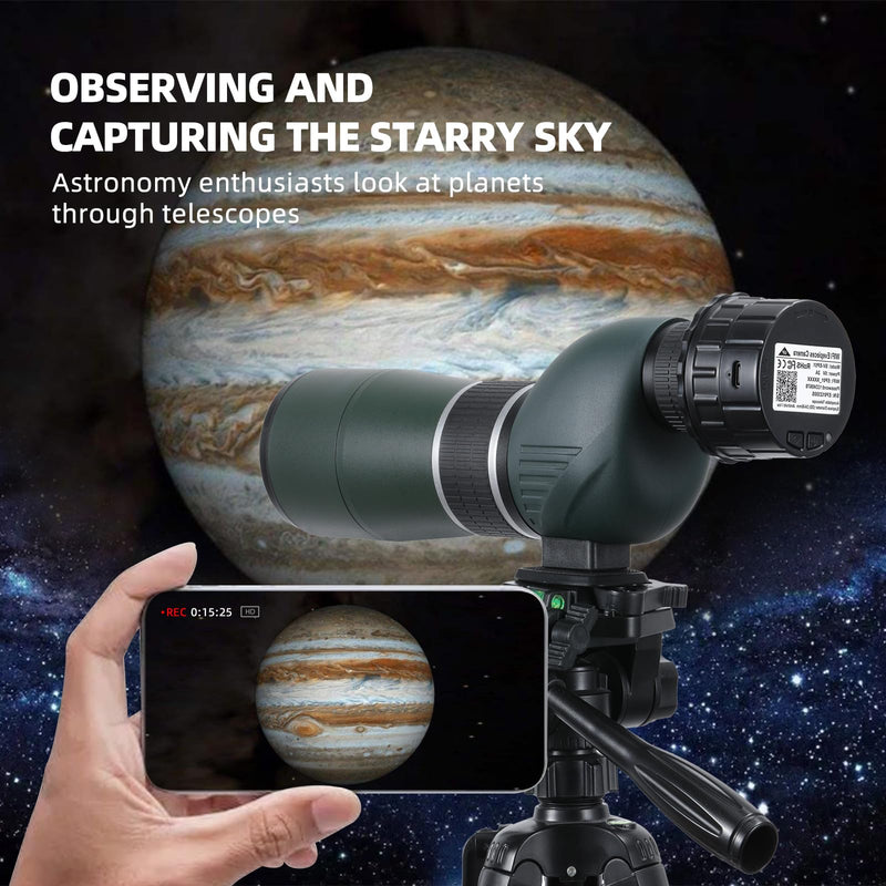 Telescope Eyepiece Camera 4MP WiFi Electronic Eyepiece Camera for 24mm-50mm Telescope Microscope,Astrophotography and Planetary,Digital Camera Telescope Accessories 32GB Video Recording