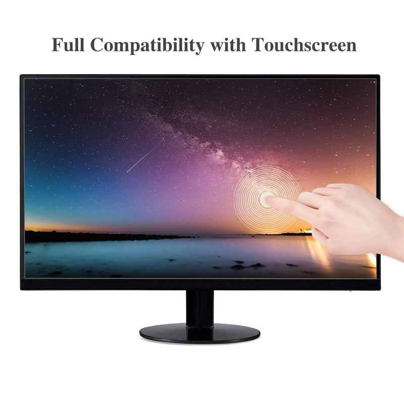 F FORITO 2-Pack 21.5 Inch Monitor Anti Glare Screen Protector for 21.5 Inch Desktop and All-in-One Computer with 16:9 Aspect Ratio Screen For 19-27" Desktop Monitor