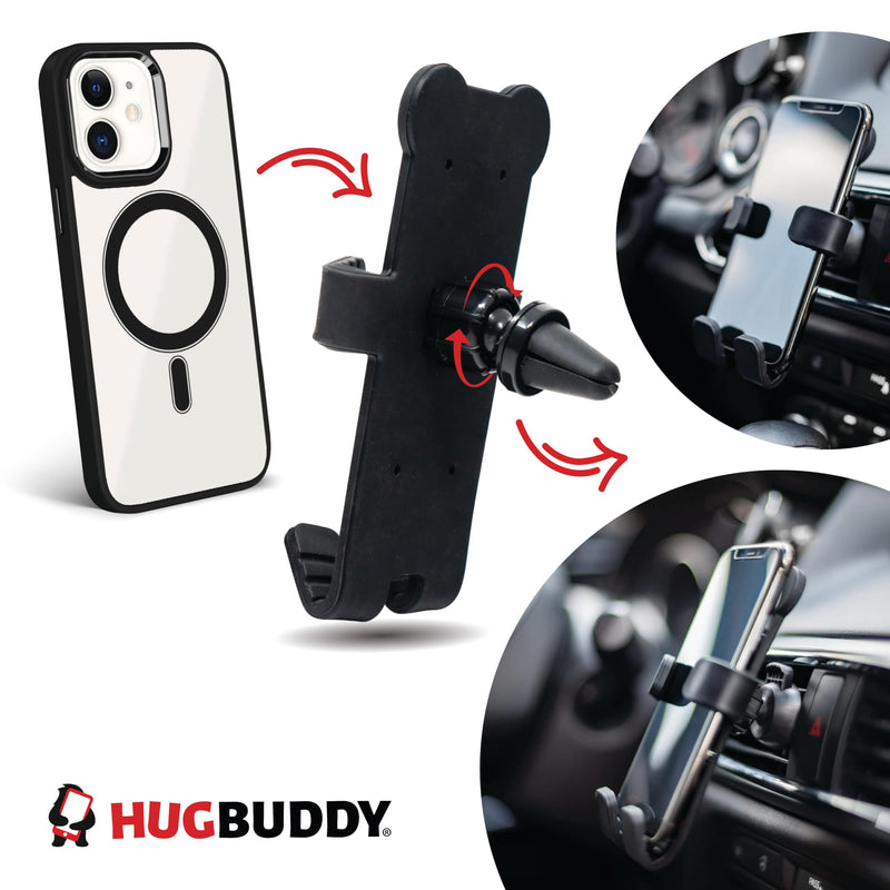 Alpena Hug Buddy Air Vent Universal Car Cell Phone Holder, Adjustable, Mount Compatible with iPhone, Samsung Galaxy, LG, Google, Nexus 5X, and Most Smartphones, Bamboo the Panda