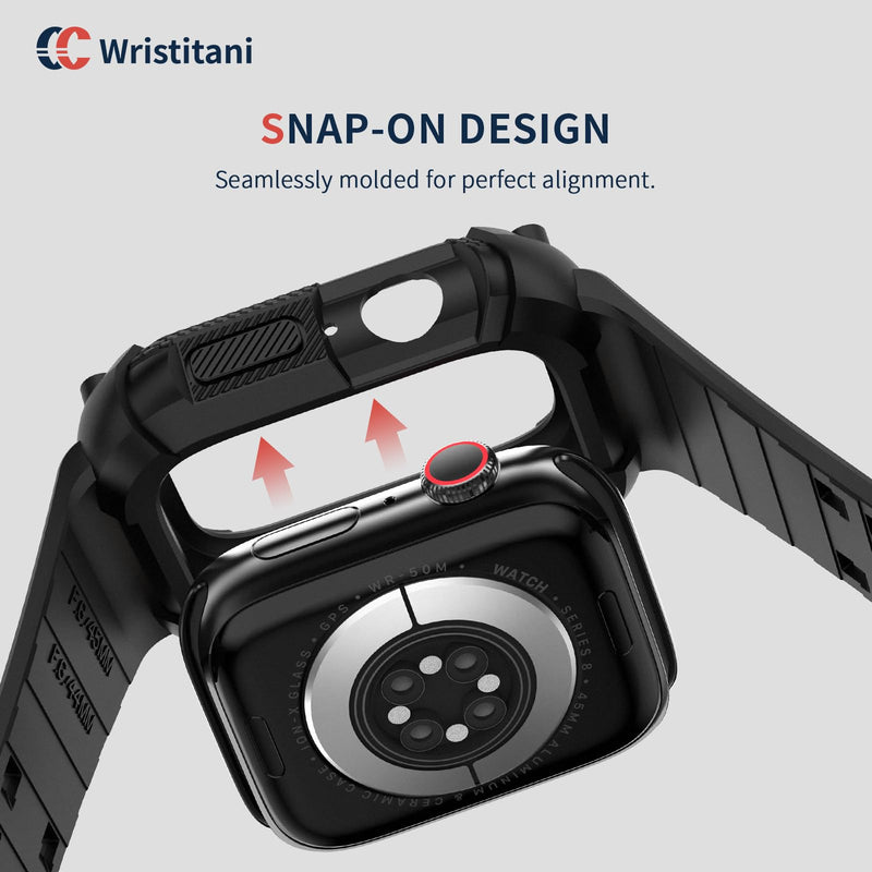 Wristitani Compatible with Apple Watch Band 45mm 44mm for Series 9/8/7/6/SE/5/4