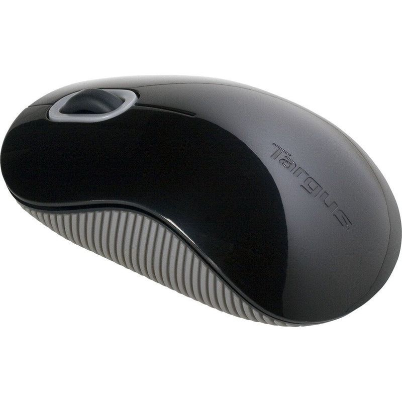 Targus Wireless Mouse with Blue Trace Technology for Tracking, Includes Micro USB Receiver and 2 Batteries, Black and Gray (AMW50US)