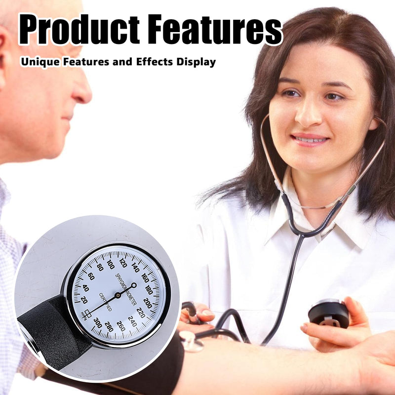 Manual Blood Pressure Monitor: Blood Pressure Monitor Manual Blood Pressure Cuff Home Blood Pressure Cuff Kit Blood Pressure Cuff with Stethoscope with Zip Case