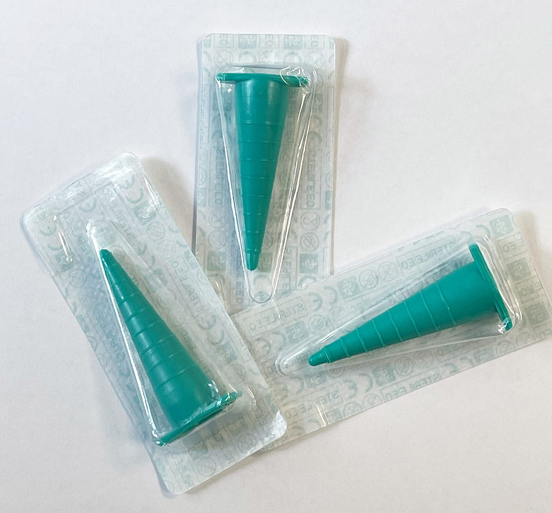 25 x Catheter Plugs with Handle for Closing Catheter, Tube, 25 Pieces