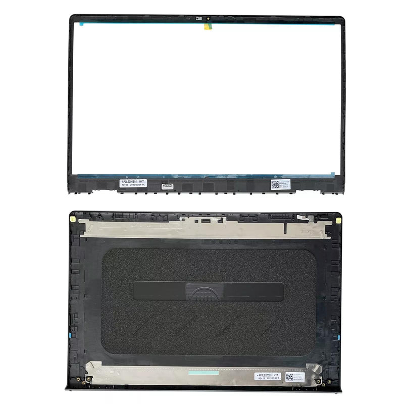 LCD Back Cover Top Lid Top Case Front Bezel with Hinge Replacement for Dell Inspiron 15 3510 3511 3515 3520 3521 3525 Series P/N 0WPN8 00WPN8 9WC73 09WC73 AP3LE000901