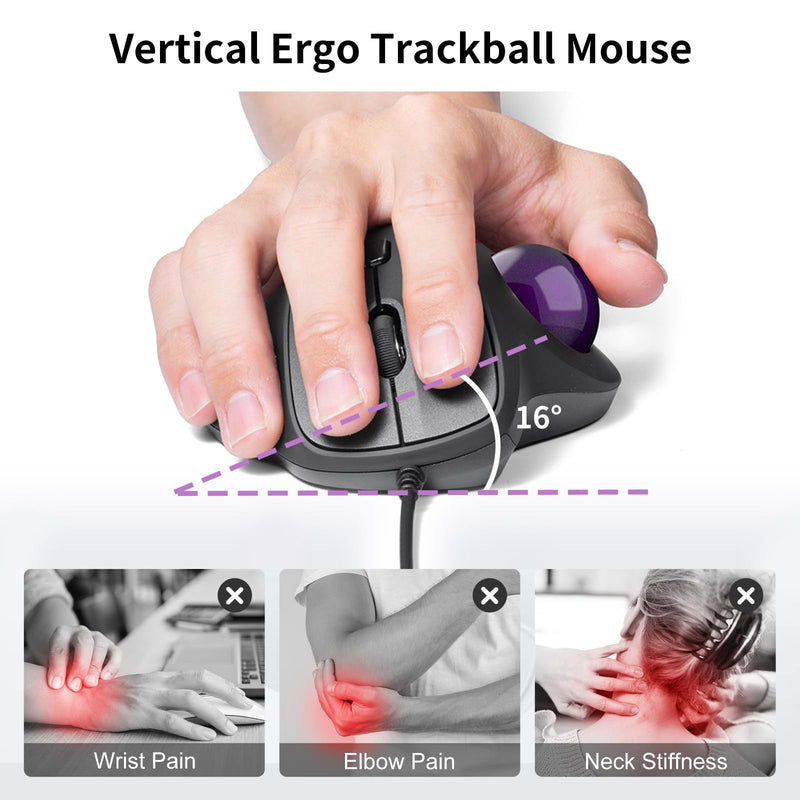 SANWA TB128V Wired Trackball Mouse + GSKB066W Bluetooth Keyboard with Touchpad Set, Silent Click Roller Ball Mice, Multi Device Trackpad Keyboard, Compatible with Mac, Laptop, PC, Windows, macOS