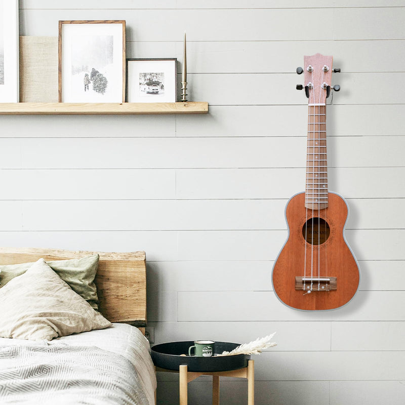 Ukulele Wall Mount,Ukulele Hanger Ukelele Stand Wall Hook for Mandolin Ukele Soprano Tenor and Baritone