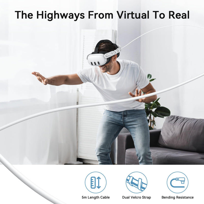 AMVR 16FT(5M) Link Cable & VR Cable Management System