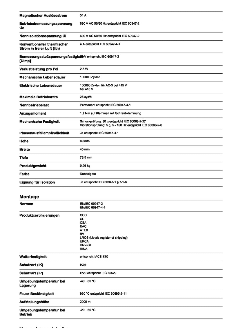 [AUSTRALIA] - Manual Motor Starter, Button, 2.5-4A, 1P 
