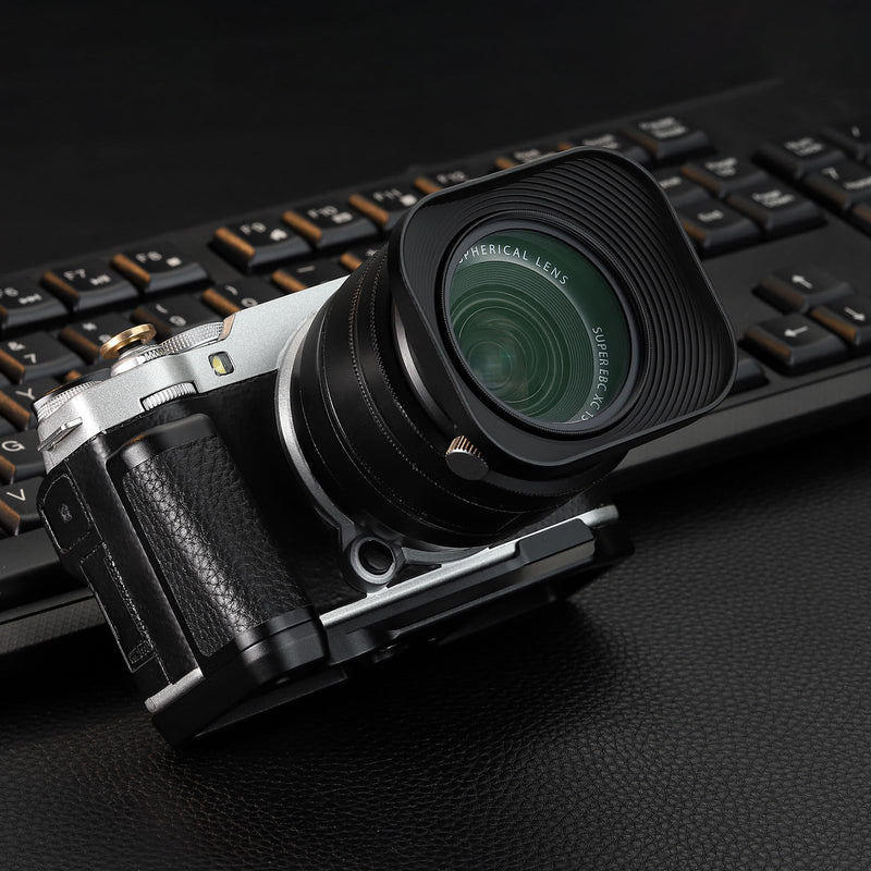[AUSTRALIA] - Haoge XM5 Camera Bracket Holder Hand Grip for Fujifilm X-M5 Camera Body L-Shape Grip fit Arca Swiss Kirk RRS Benro Quick Release Plate HG-XM5B 