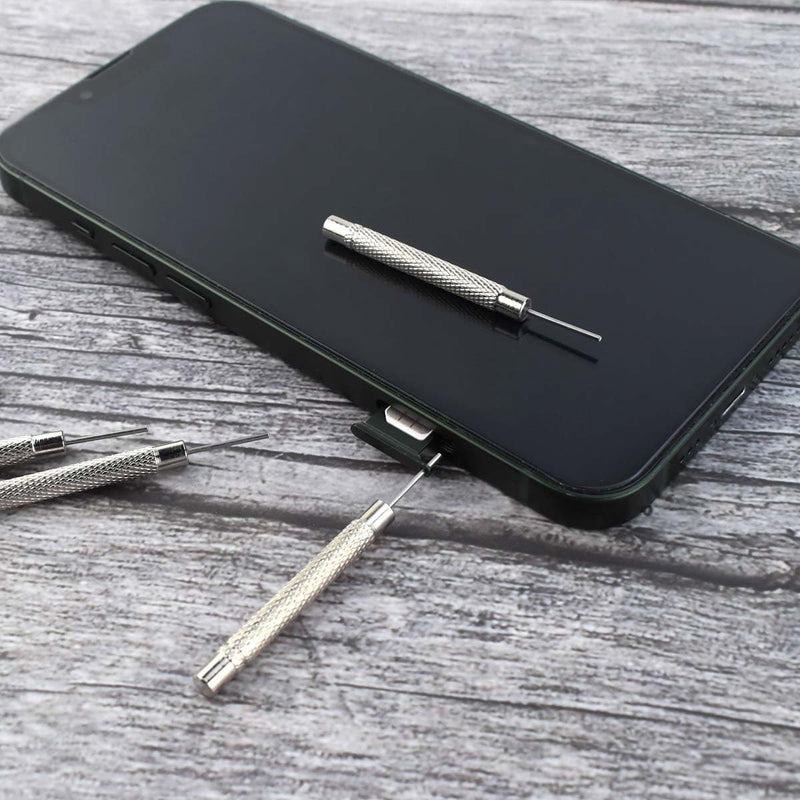 12 Pack SIM Card Removal Pin SIM Card Tray Removal Tool Eject Pin Tools Compatible with iPhone iPad Samsung Galaxy HTC Smartphone Ejector Pins Needle Remover for All Models Cell Phone Ejector Opener