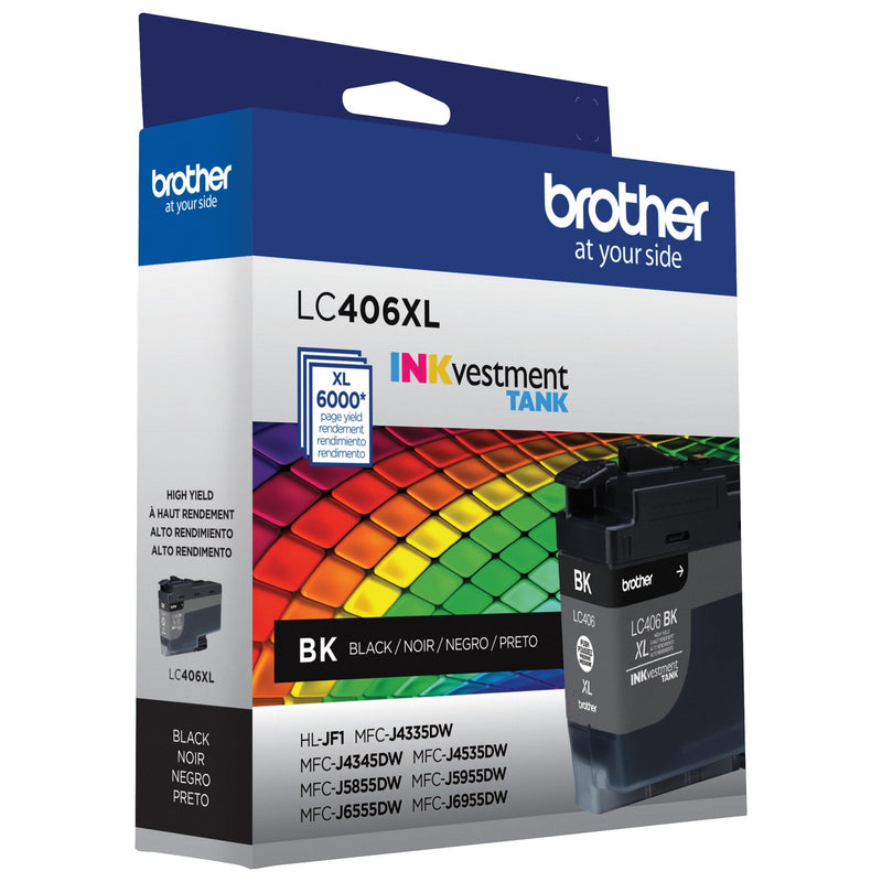 Brother LC406XLBK High Yield Black Ink Cartridge