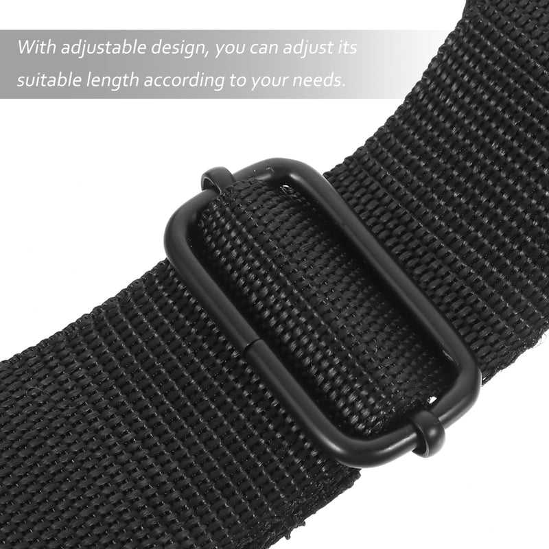 POPETPOP 2Pcs Premium Instrument Bag Shoulder Straps Padded Durable Guitar Case Belts for Violin Cello and More Convenient Replacement for Broken Straps Black Color