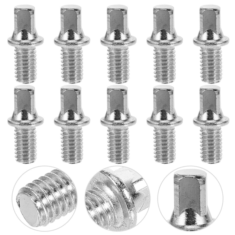 [AUSTRALIA] - Abaodam 10pcs Key Screw Drum Set Hardware Bass Drum Screw M6x10mm Replacement Screw Supply 2x1cm 