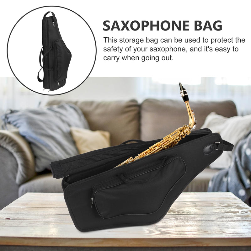 Backpacking Accessories Organizer Travel Accessories Alto Flute Alto Saxophone Instrument Accessories Alto Sax Bag Saxophone Case with Shoulder Strap Instrument Bag Black