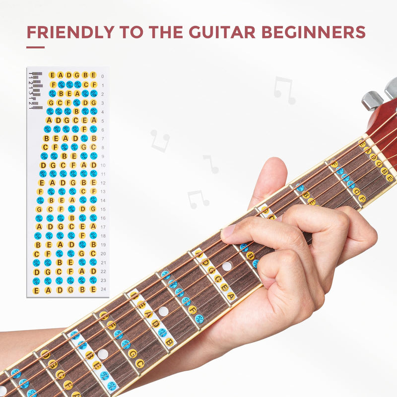 Acoustic Guitar Accessories Kit Guitar Strings Replacement Changing Tool Include Strings, Capo, Picks, Picks Holder, String Winder, Pins, Nuts Saddles for Guitar Players Beginners,58 Pcs