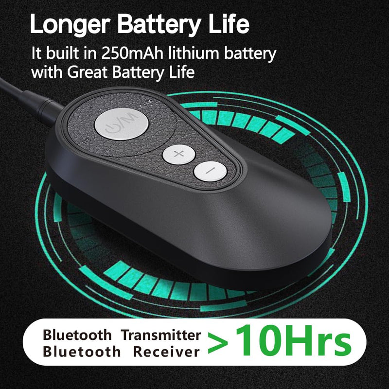 eppfun AK818 LE Audio Wireless Bluetooth Transmitter Receiver with LC3,Auracast Broadcast,Support N Receivers,Aux in,USB-C Audio Input for Speaker,Headphones, TV, PC,PS5,Car 1