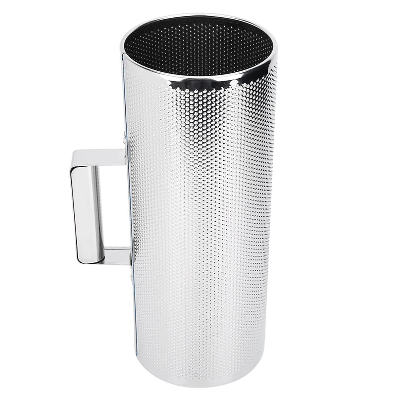 Stainless Steel Metal Guiro with Scraper Professional 5x12.8 Premium Percussion Instrument for Authentic Latin Rhythms