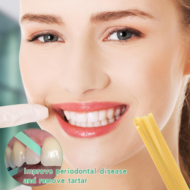 Pack of 75 Tooth Sandpaper, 4 mm x 145 mm Wide Dental Polishing Strips, Sanding Finish Polishing Strips, Tooth File, 3 Colours, Wear-Resistant Plastic Sandpaper, NatureAqua Resin Tooth Polishing