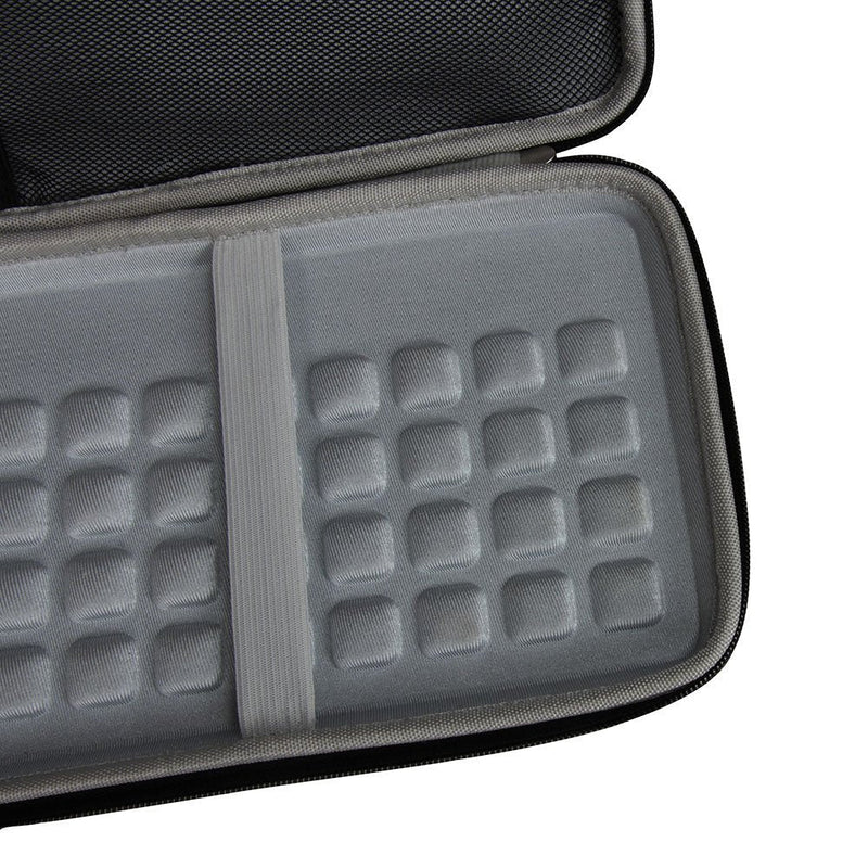 Hermitshell Hard Travel Case for Apple MC184LL/B Wireless Bluetooth Keyboard (PU, Black) PU