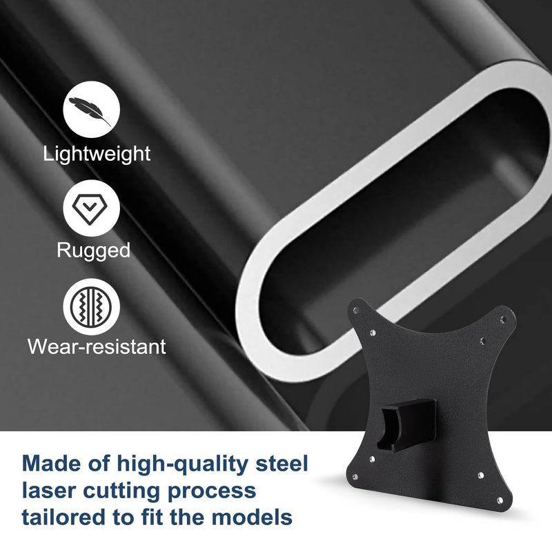 Monitor Arm/Mount VESA Bracket Adapter Compatible with HP All-in-One PC (ProOne 400 G6) 100 * 100mm 75 * 75mm black