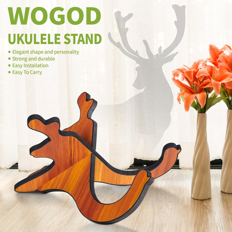 Ukulele Stand Instrument Stand - Ukelele Holder Accessory for Alto Soprano Concert Tenor, Mandolin,Violin and Banjo