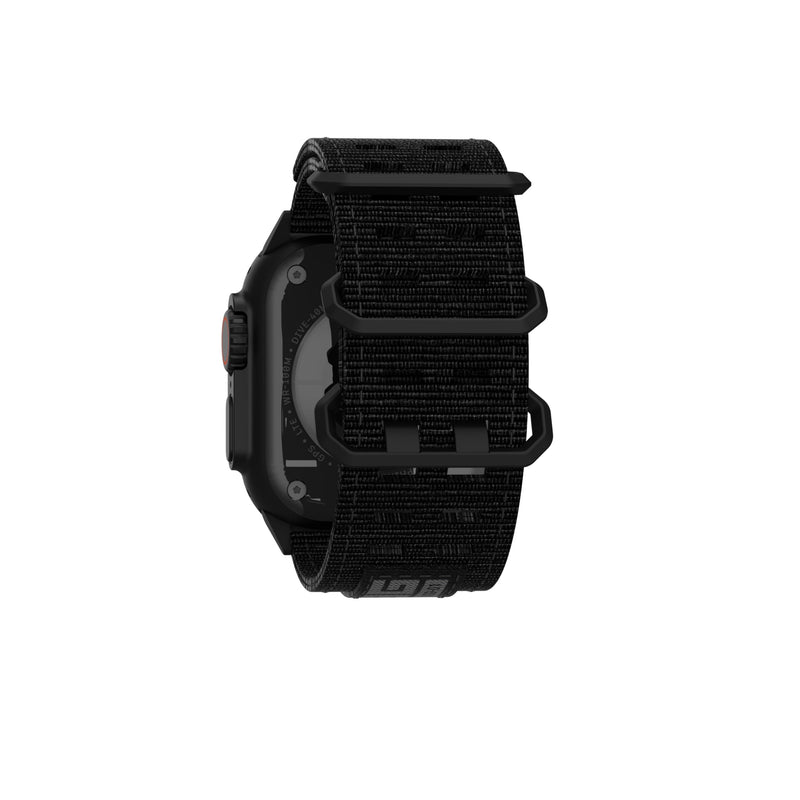 URBAN ARMOR GEAR UAG Compatible with Apple Watch Band iWatch Series Ultra 3/Ultra 2/Ultra/4-11/SE3/SE2/SE Metropolis Watch Strap 49/46/45/44mm Black/Black Titanium