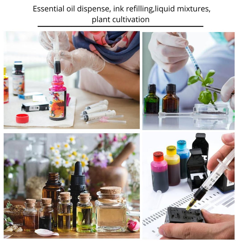 100 x 1 ml/cc Plastic Tube 30G (0.3 x 12.7 mm), Multi-Purpose Measuring Tools, Laboratory Accessories, Individually Packed (30G 1/2")