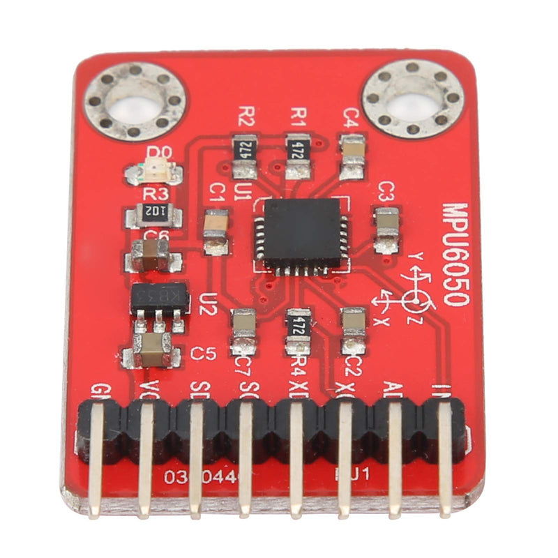 Gyroscope Accelerometer, MPU6050 6-Axis Accelerometer Gyroscope Sensor Module 16 Bit AD Converter Data Output for Engineers, Technicians