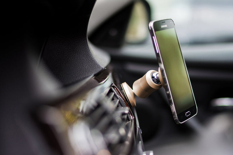 The Original Dual Magnetic Movable Phone Holder and Tablet Mount (Rose Gold) Rose Gold