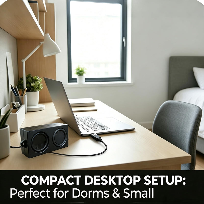 Gikfun USB Computer Speaker, 4Ohm 5W Woofer, for Arduino, PC, Laptop | Loudspeaker with Plug and Play Desktop, and Game Console Diy