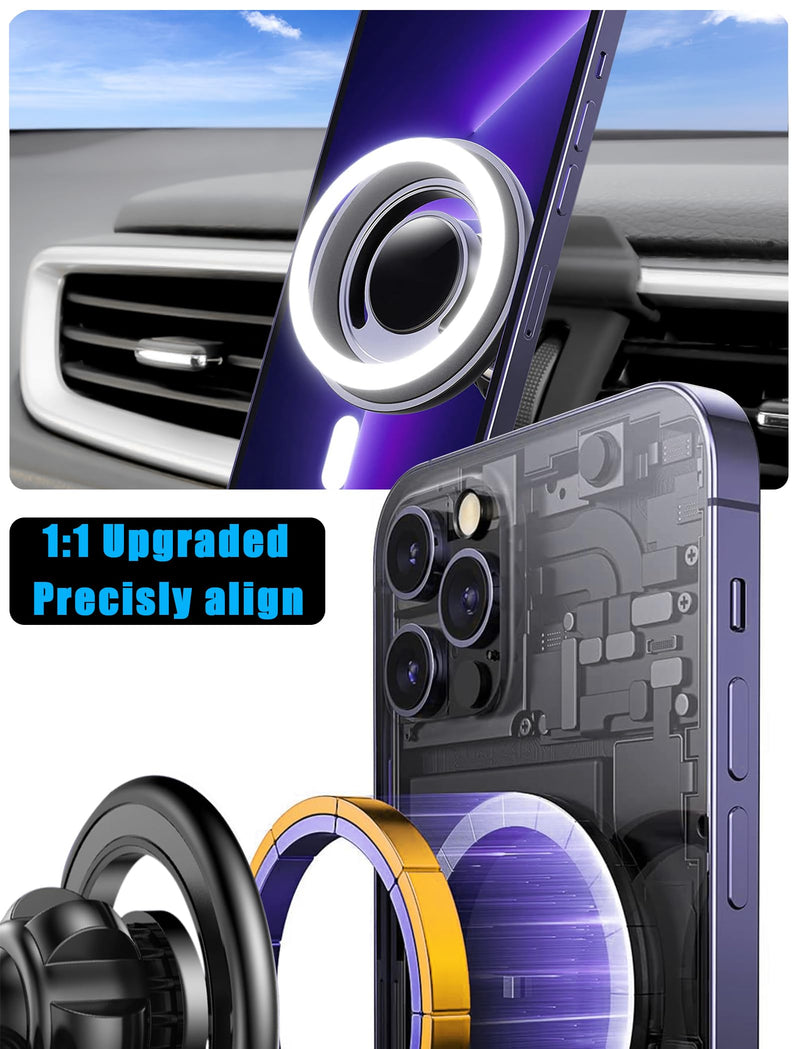 Car Phone Mount, Air Vent Magsafe Holder for Nissan Rogue 2014-2020 | Adjustable Magnetic Navigation Bracket Stand, for iPhone 17 16 15 14 13 12 Pro Max Plus Mini, Magsafe Case, All Smartphone Rogue(Mag-Safe)