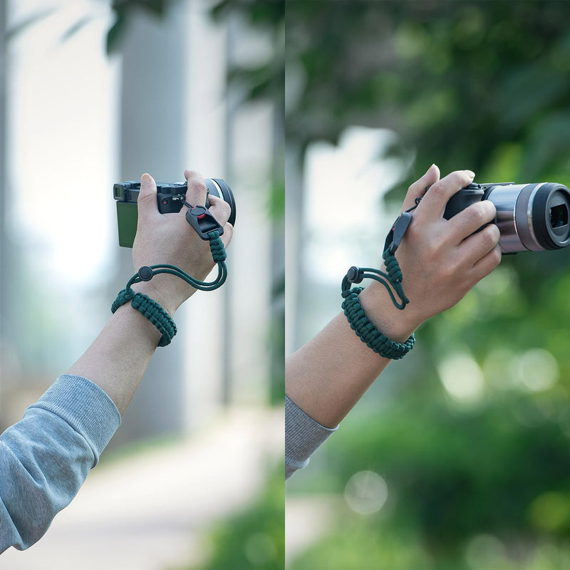 Camera Wristband Photographer Adjustable Quick Release Camera Hand Strap for All Cameras Micro Single, Fashion Wristband Aqua