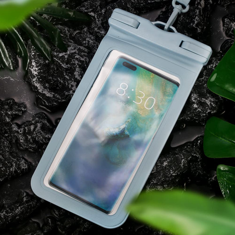 6 pcs Waterproof Phone Pouch Universal Phone Waterproof Case Compatible for iPhone 11 13 12 Max Pro XS Samsung Galaxy s22 s10 Up to 6.9", IPX8 Plastic Cell Phone Dry Bags multi color 1