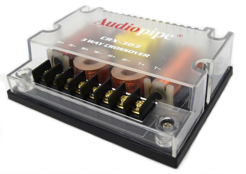 Audiopipe 3 Way Crossover CRX-303 300 Watts Passive Crossover Car Audio 4 Ohm