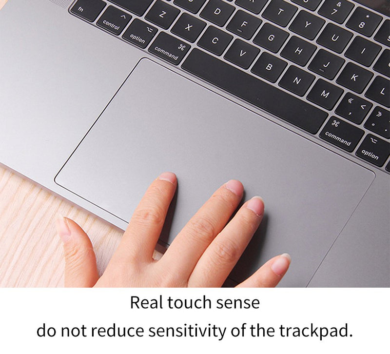 CaseBuy MacBook Air 13 Inch Trackpad Protector Cover Compatible 2021 - 2018 Release MacBook Air 13 Inch with Touch ID Model A2337(M1) A2179 A1932 Clear Anti-Scratch Trackpad Skin MacBook Air 13" (2018-2021)