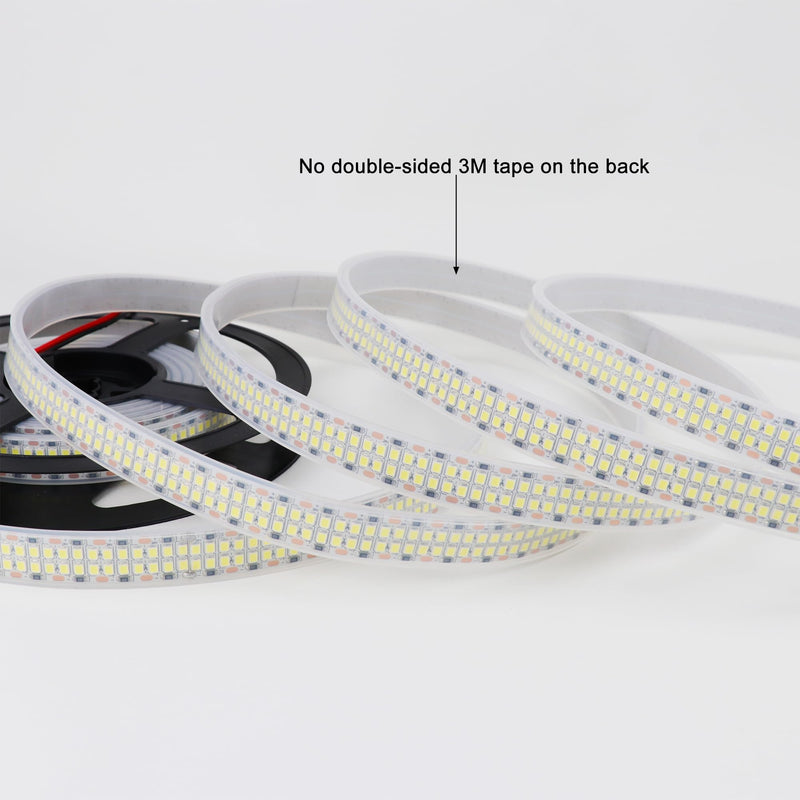 [AUSTRALIA] - LEDENET LED Strip Lights Cold White 6500K 16.4ft/5M Double Row 2835 SMD 2400LEDs DC 24V Daylight Bright Dimmable Flexible LED Tape Light Waterproof IP67 Outdoor Lighting(No Adapter and Dimmer) 