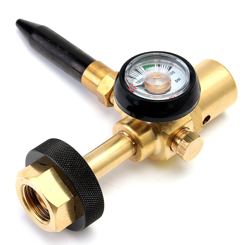 MASUNN Helium Latex Balloon Air Inflator Regulator with Gauge for W21.8-14 Tank Valve