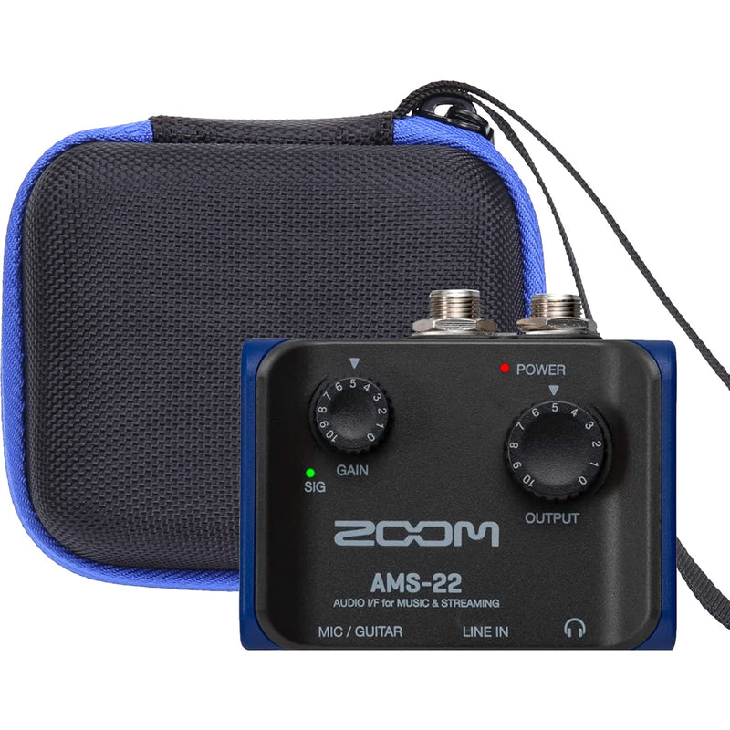 co2CREA for Zoom AMS-22 Audio Interface Hard Protective Case, Portable Travel Case Replacement Case for AMS-22