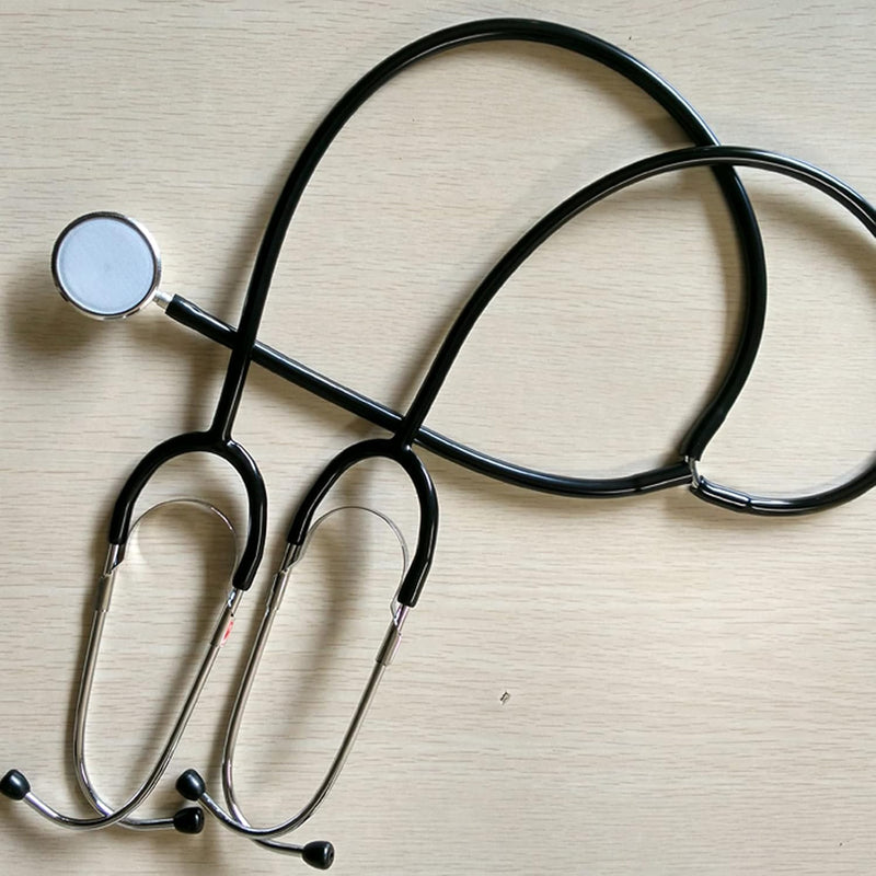 Single Head Teaching Stethoscope for Medical Training Nurse Adults Kids Black||HN100