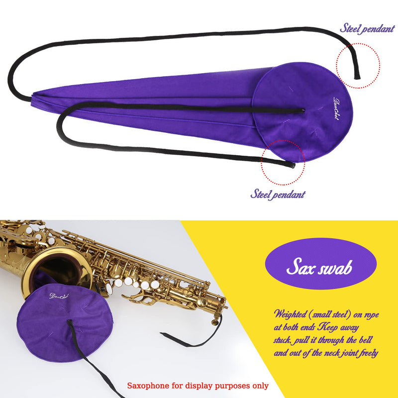 [AUSTRALIA] - Saxophone Cleaning Kit, Alto Saxophone Maintenance Cleaning Kit with Key Oil, Cork Grease, Cotton Swabs, Cleaning Cloth, Thumb Rest, Mouthpiece Brush, Etc. 