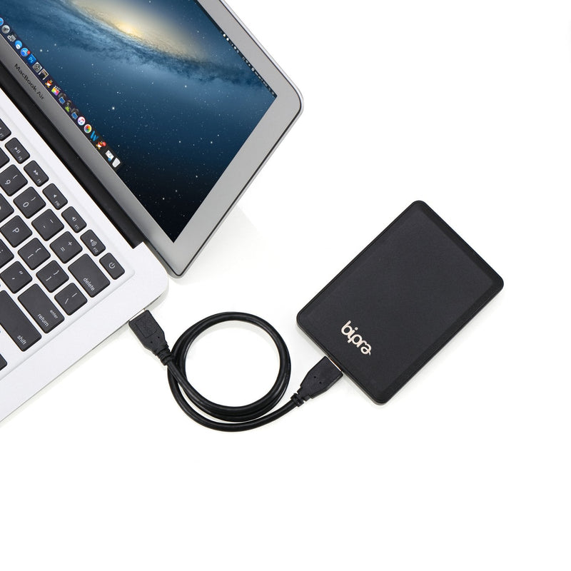 S3 2.5 inch USB 3.0 FAT32 Portable External Hard Drive - Black (500GB) 500GB