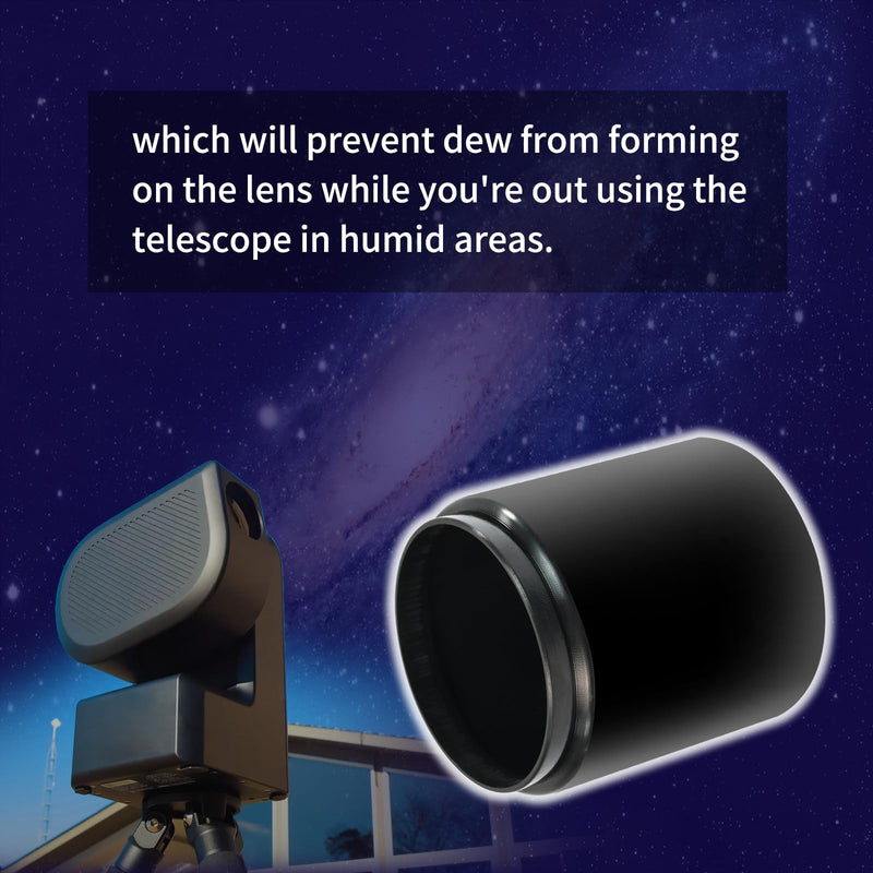 [AUSTRALIA] - Dew Shield Compatible With ZWO SeeStar S50 Telescope light Hood, Lens Stray Light Protection And Lens Anti-condensation Shield Reduces The Risk Of Fogging With Dew. Compatible With Bahtinov Mask Focus 