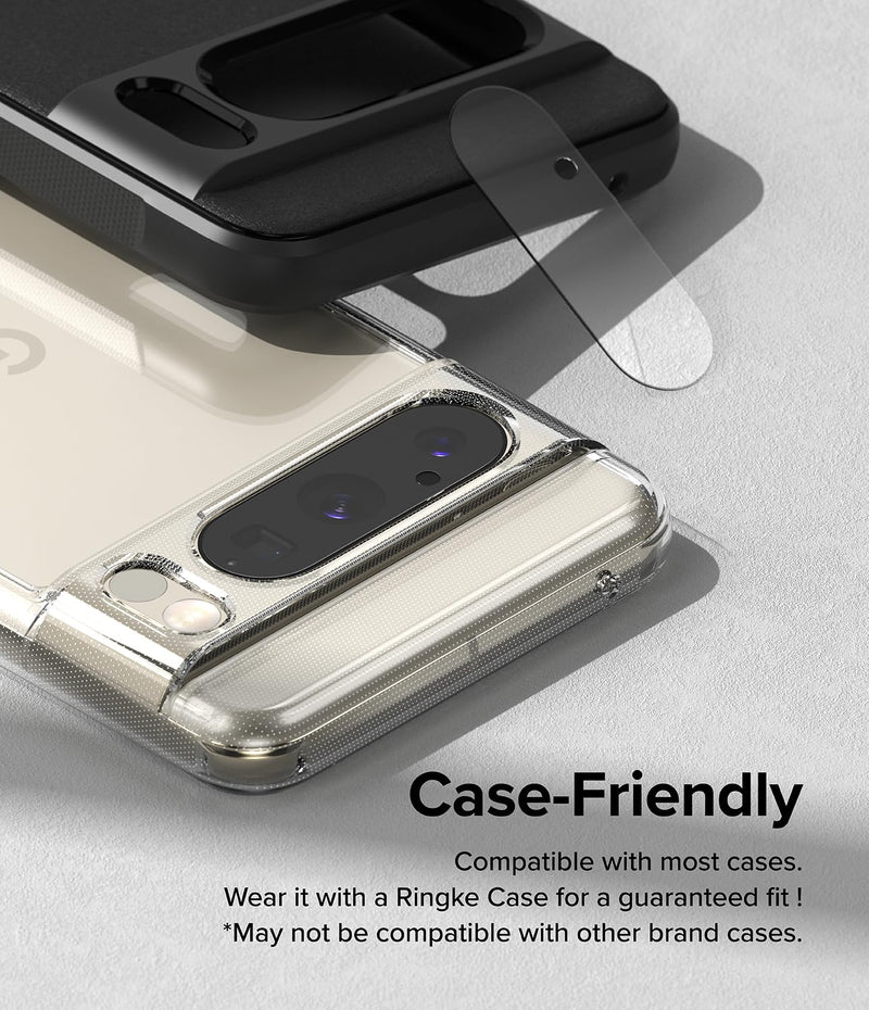 Ringke Camera Glass [Multi-Layer Protection] Compatible with Google Pixel 8 Pro Camera Lens Protector, Tempered Glass Cover - 3 Pack