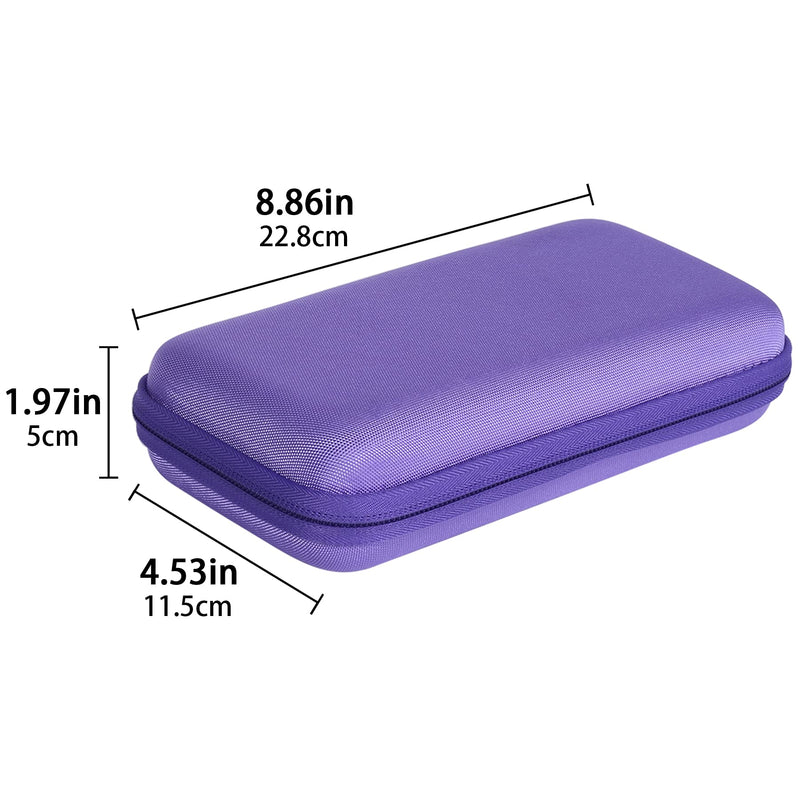 co2CREA Hard Case Compatible with Texas Instruments TI-84 Plus CE/TI-84 Plus/TI-Nspire CX II CAS/TI-Nspire CX II/TI-83 Plus/TI-89 Titanium/TI-85 / TI-86 Color Graphing Calculator, Purple Iris Purple Case
