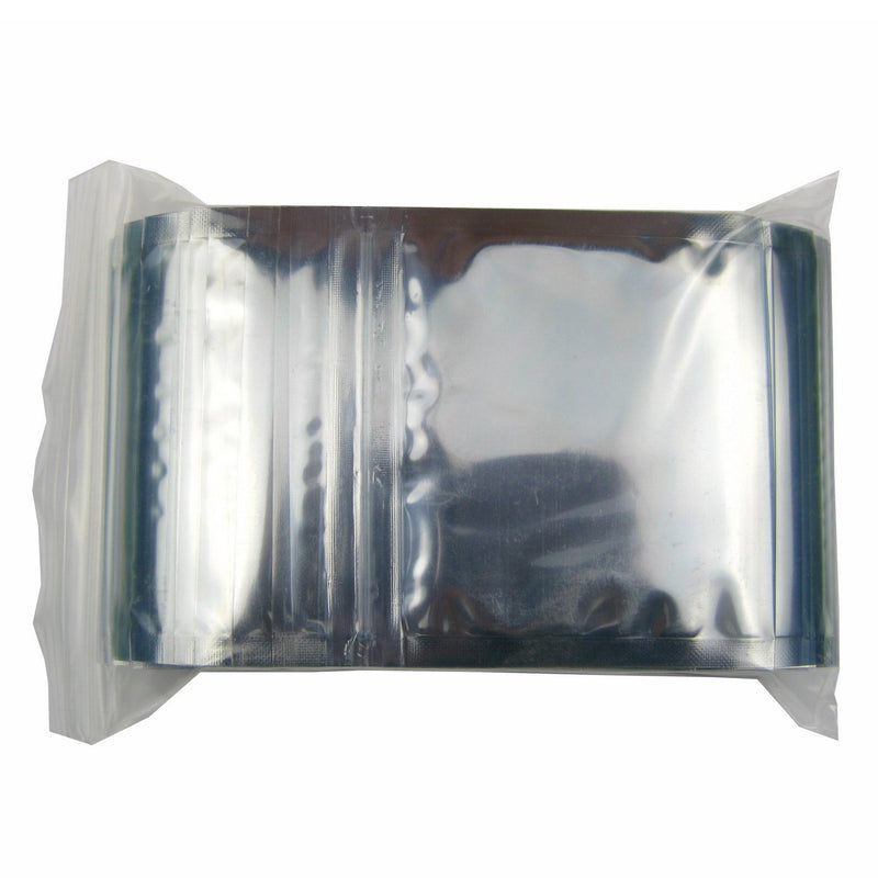 TOJYXSY 100 PCS ESD Antistatic Bags Multi Sizes Inner 1.5 x 2.8 Inch (4x7cm) Electronic Device Laptop Cases Shielding Packing Zipper Pouches 1.5 x 2.8 Inch - 100 PCS