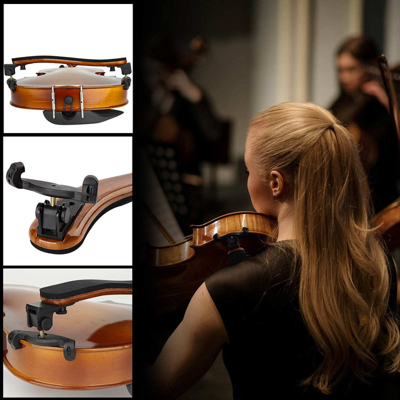 [AUSTRALIA] - LMS Violin Shoulder Rest for 3/4 Size 4/4 Size Collapsible Shoulder Rest for Violin with Adjustable Feet Comfortable Foam Pad Mute for Kids Adults (3/4-4/4) 3/4-4/4 