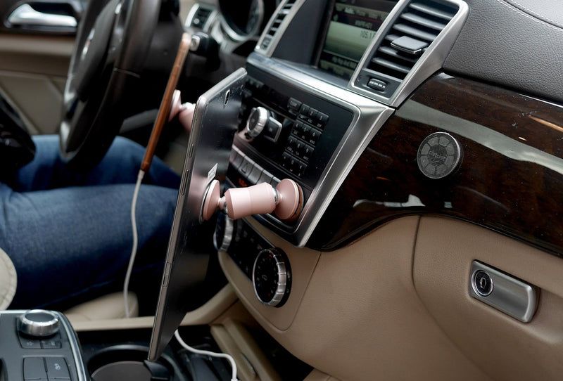 The Original Dual Magnetic Movable Phone Holder and Tablet Mount (Rose Gold) Rose Gold