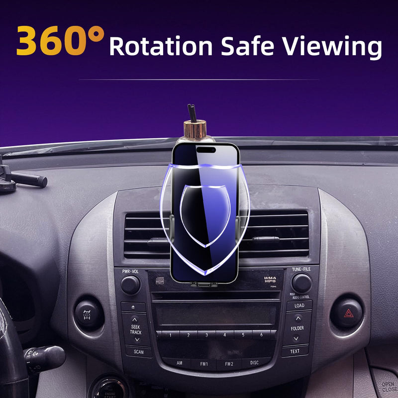 Upgraded Car Phone Holder Fits for Toyota RAV4 2006-2012 Auto Accessories,Cradles Adjustable Cell Phone Mount for 4-7 in Phones
