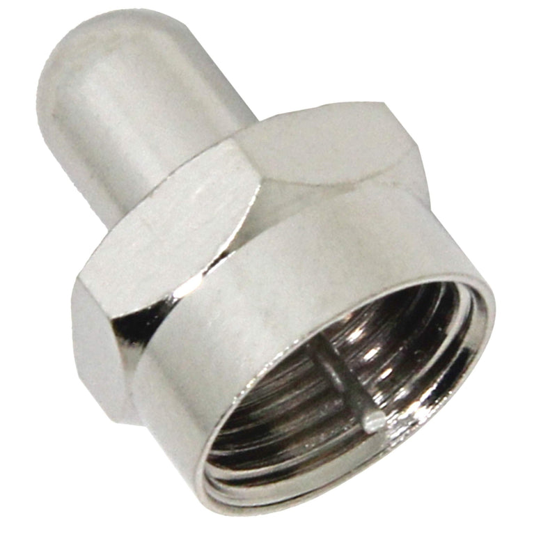 Coax Cap Cover, 75 Ohm Terminator, 10-Pack, Coax Terminator Caps for Ports on Splitter, AMP, Coaxial Cable, TV Antenna, Wall Plates, Booster